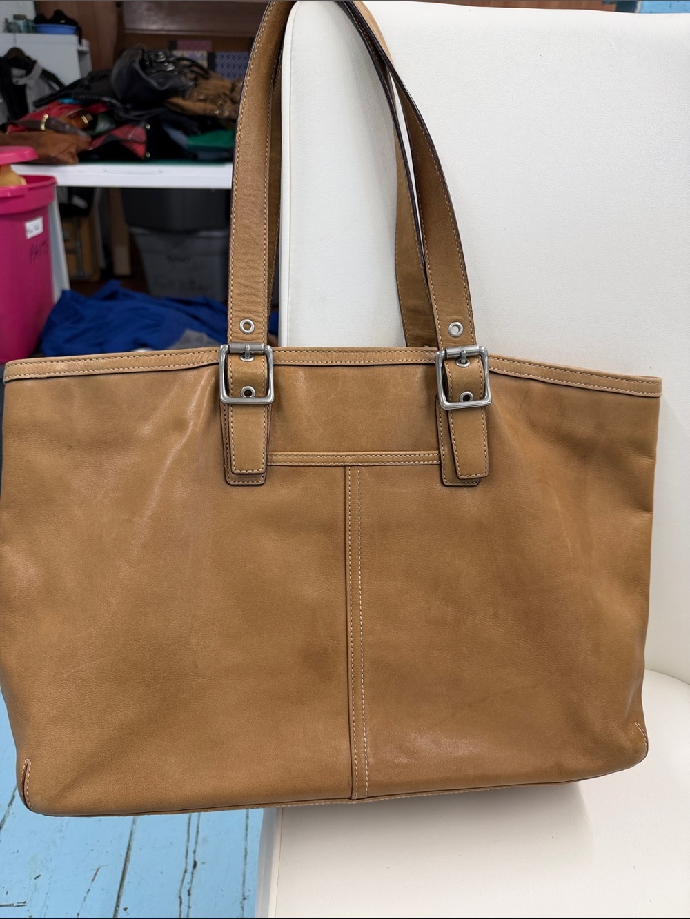 Coach Vintage Hampton Leather Tote Bag